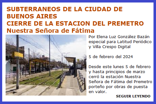 PREMETRO CIERRE ESTACION